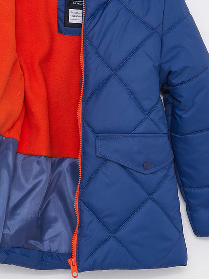 Hooded Boy's Puffer Coat