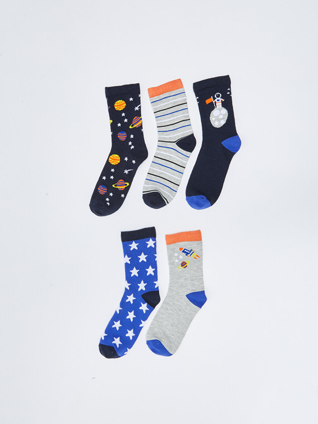 Patterned Boy Socks Pack of 5