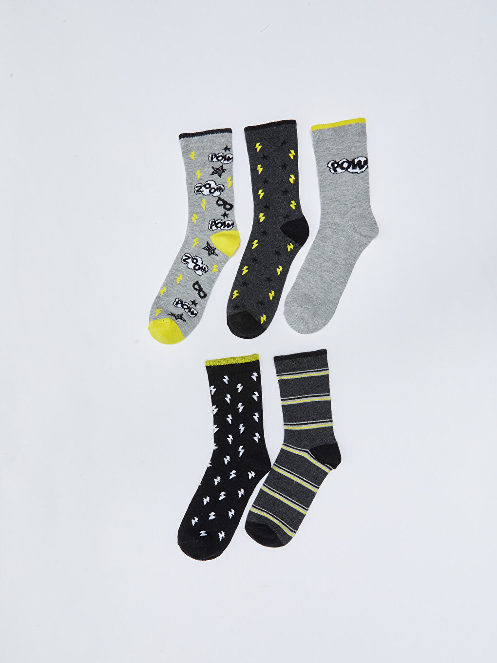 Patterned Boy Socks Pack of 5