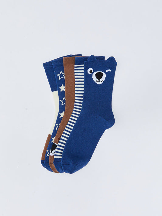 Patterned Boy Socks Pack of 5