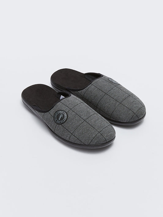 Men's Striped House Slippers