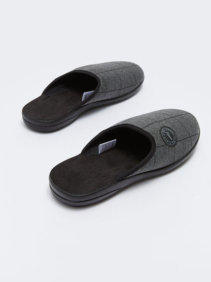 Men's Striped House Slippers