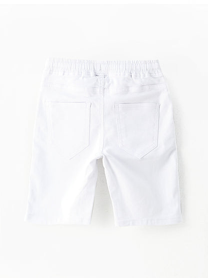 Printed Boys' Shorts with Elastic Waist