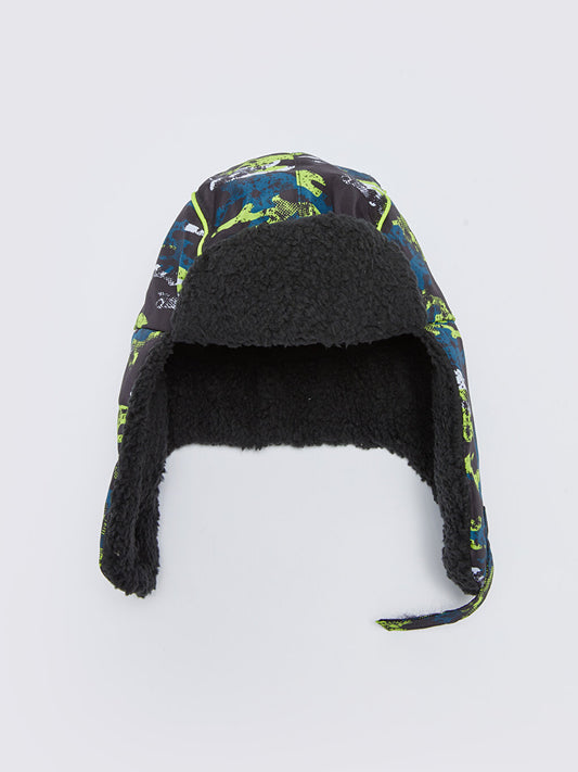 Camouflage Printed Boy's Snow Hat