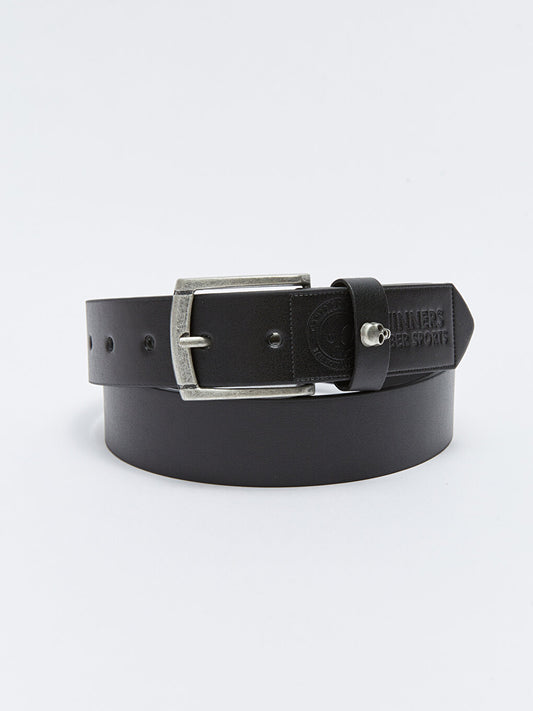 Leather Look Boy's Belt