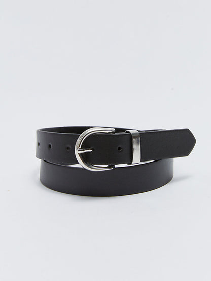 Leather Look Women's Belt