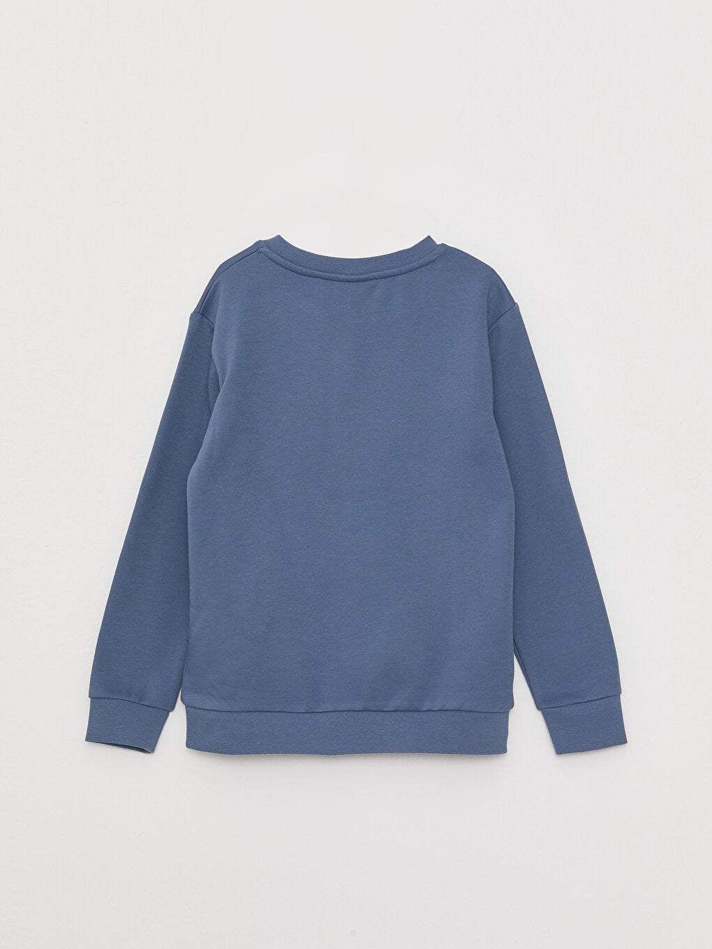 Crew Neck Basic Long Sleeve Boy's Sweatshirt