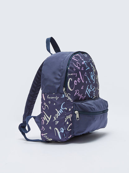 Patterned Girl's Backpack