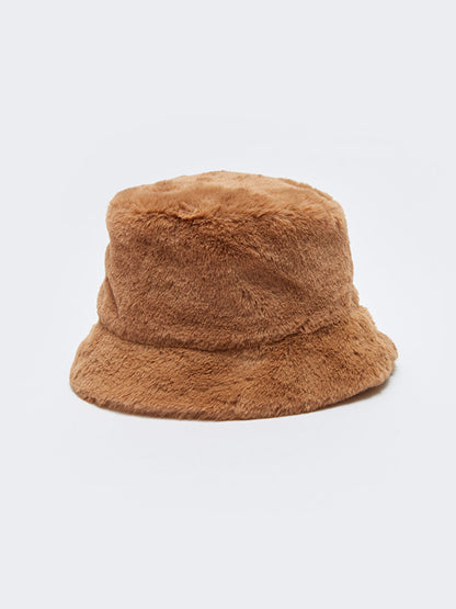 Plush Girl's Bucket Hat