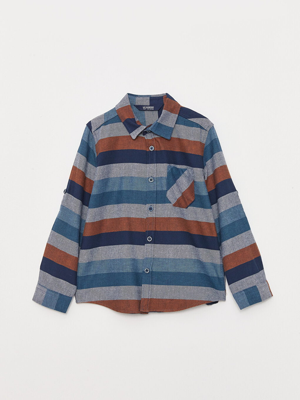 Striped Long Sleeve Boy's Shirt