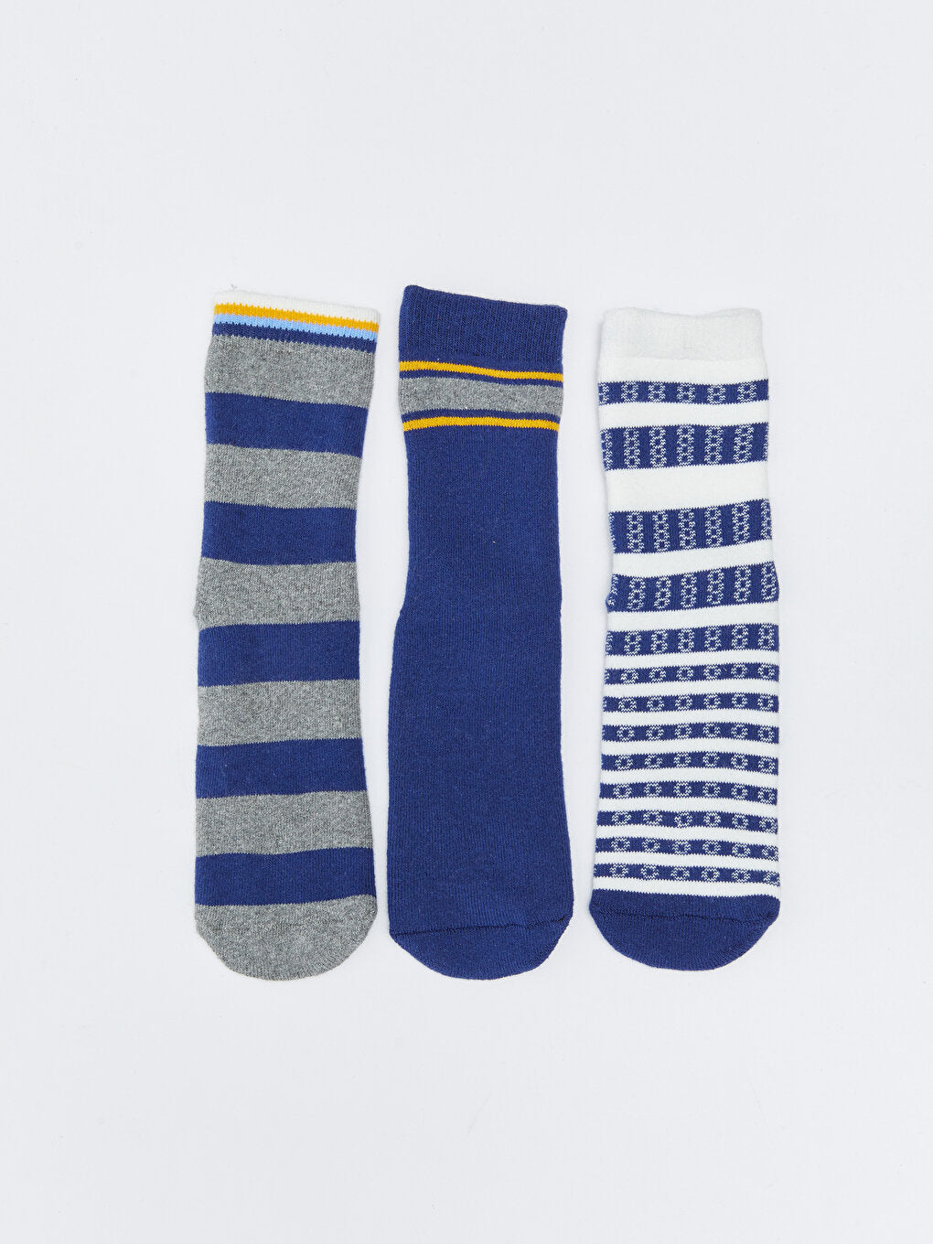 Striped Boy's Towel Sock Socks 3-pack