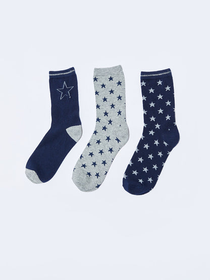 Patterned Women's Socks 3 Pack