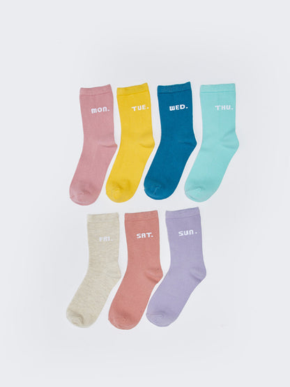 Printed Women's Sock Socks Pack of 7