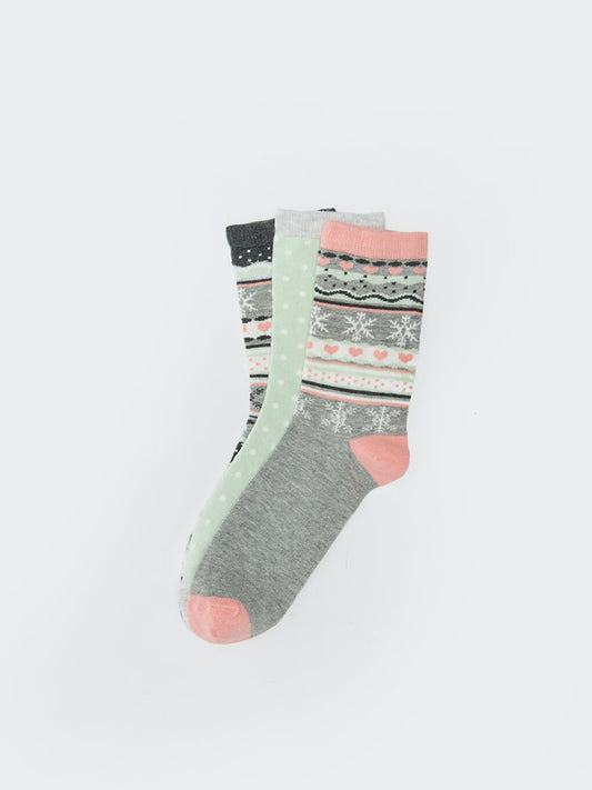 Patterned Women's Socks 3 Pack