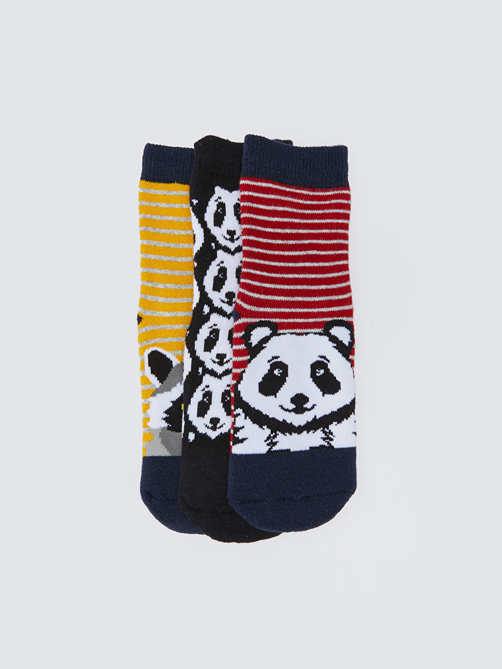 Patterned Boy's Towel Sock Socks 3-pack