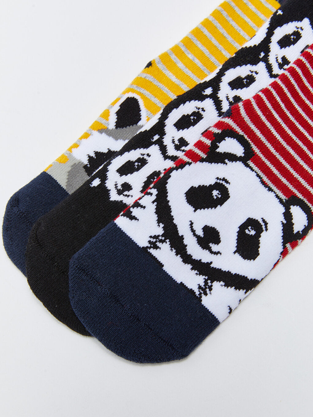 Patterned Boy's Towel Sock Socks 3-pack