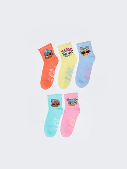 LOL Surprise OMG Licensed Girls Socks Pack of 5