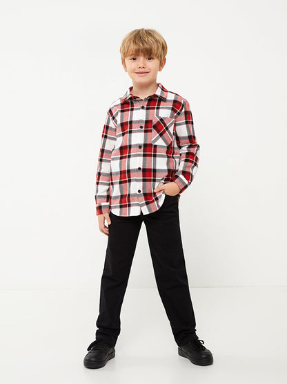 Plaid Long Sleeve Boys' Shirt