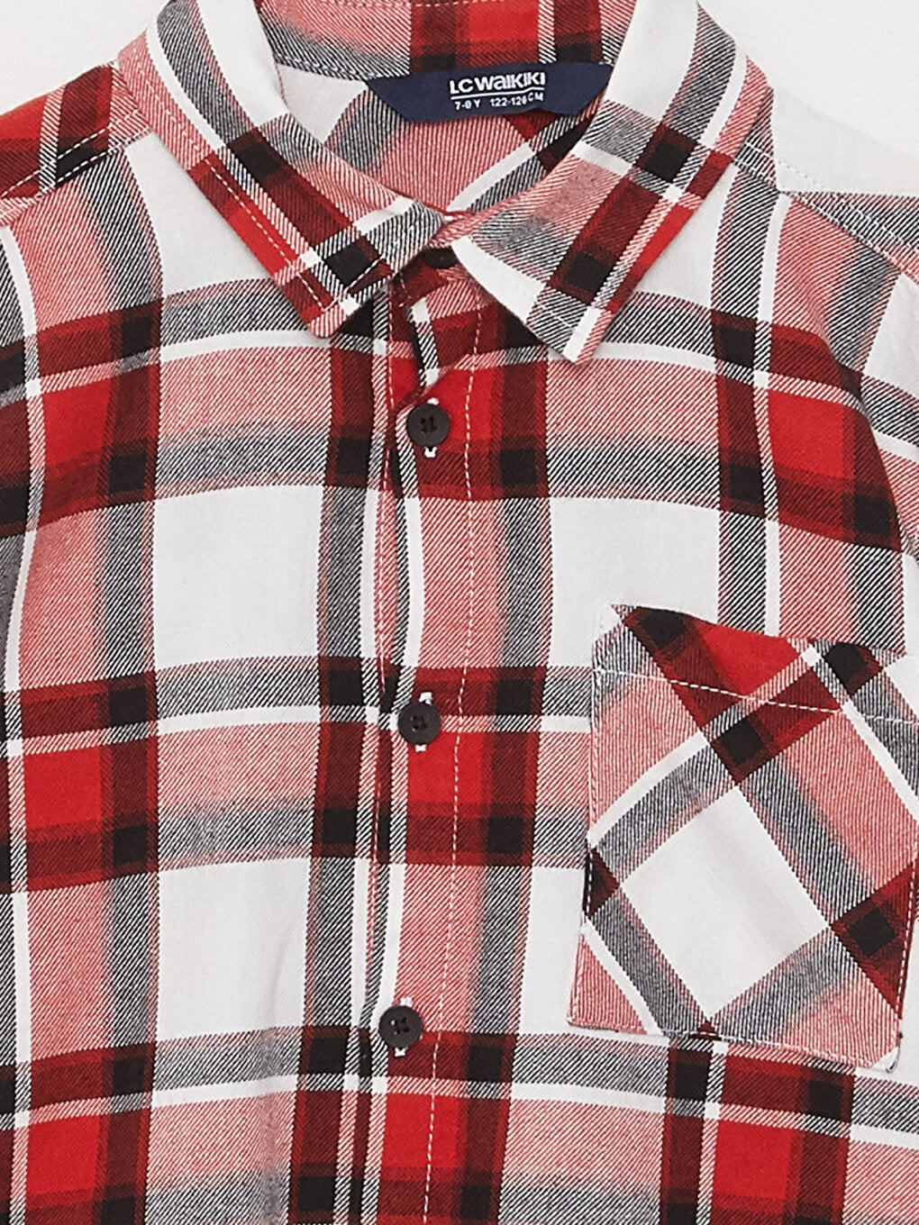 Plaid Long Sleeve Boys' Shirt