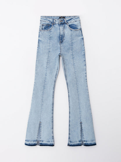 High Waist Flare Women's Jean Pants