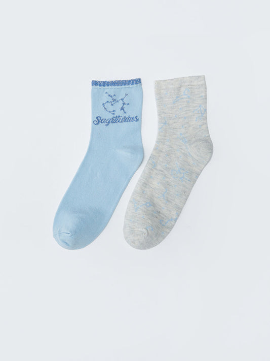 Sagittarius Girl &amp; Women's Sock Socks 2-pack