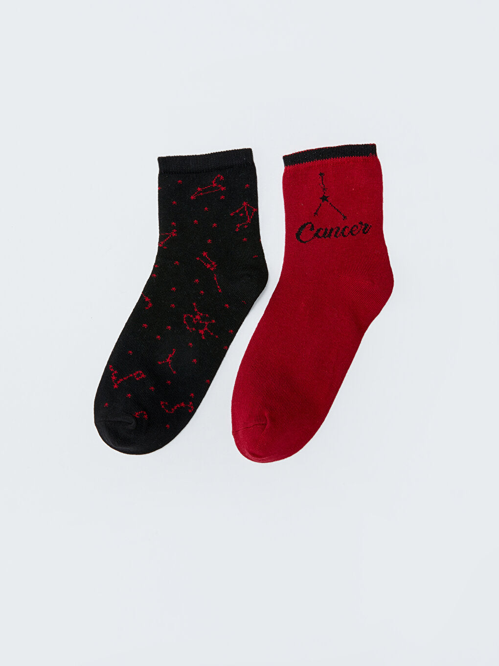 Cancer Zodiac Sign: Girl &amp; Women's Sock Socks 2-pack