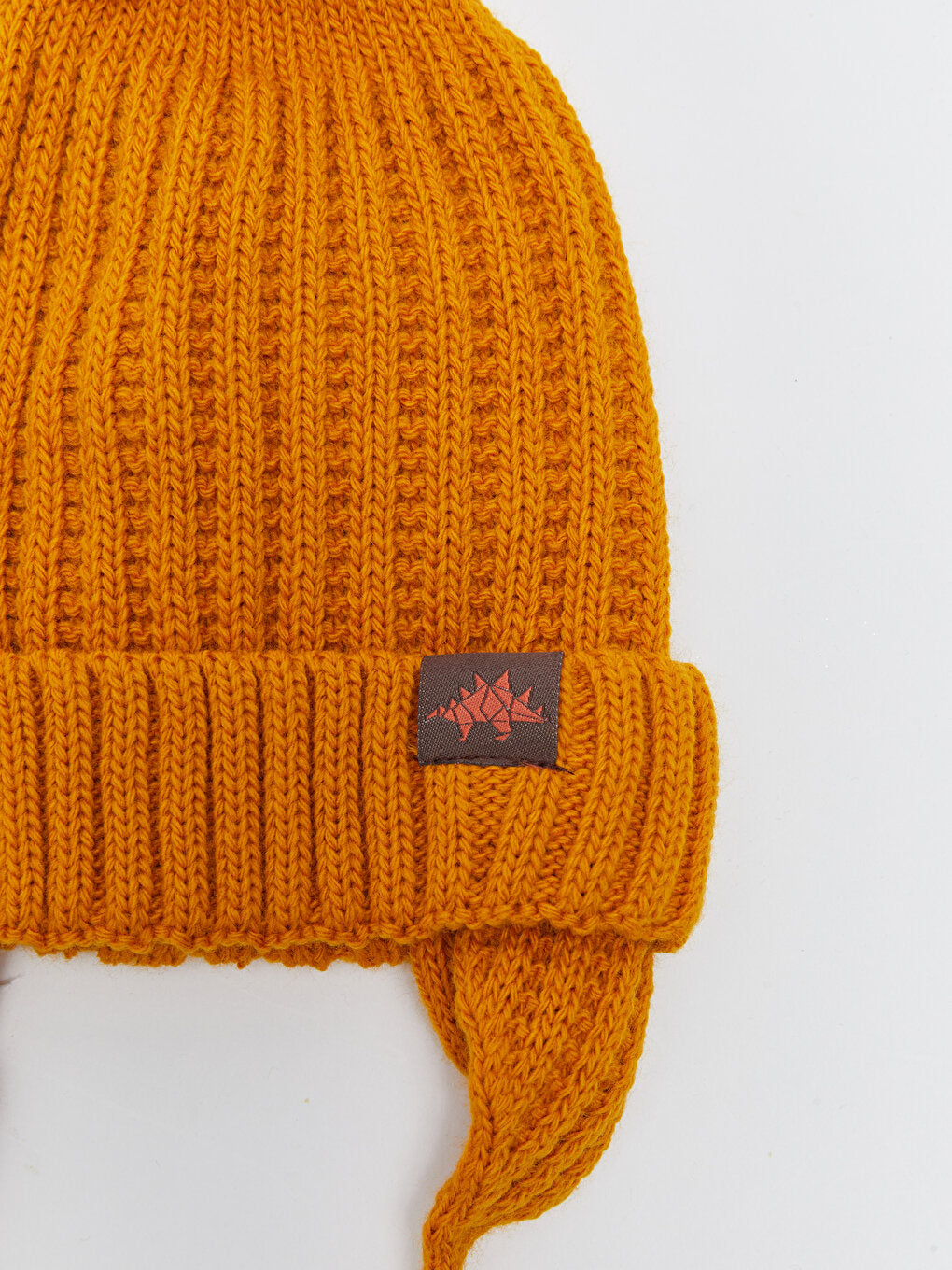 Label Printed Pompom Detailed Boy's Beanie