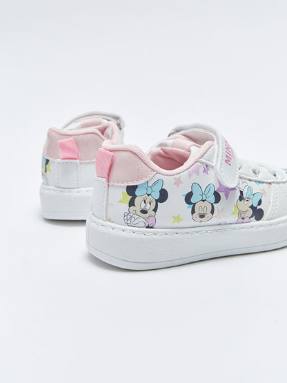 Minnie Mouse Licensed Velcro Girls' Sneakers