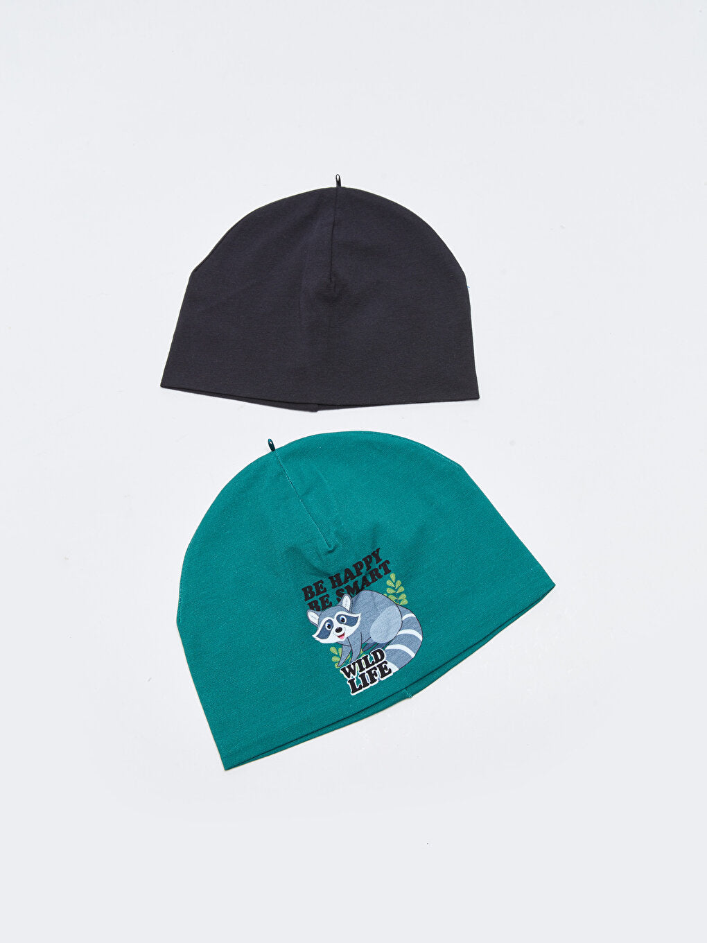 Printed Cotton Boy's Beret 2-pack