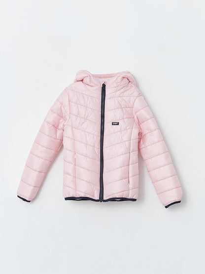 Hooded Basic Girl's Puffer Coat