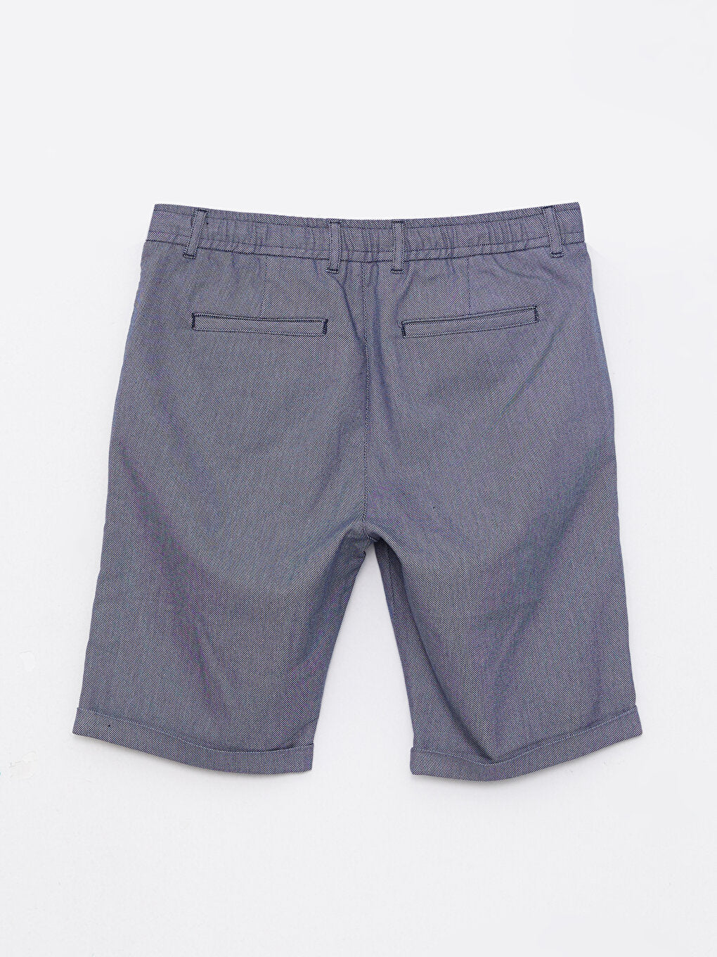 Slim Fit Men's Shorts with Waist Tie Detail