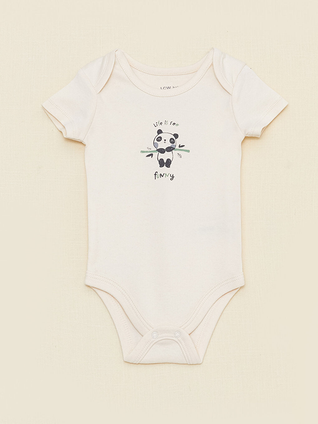 Crew Neck Printed Baby Boy 3-Piece Set