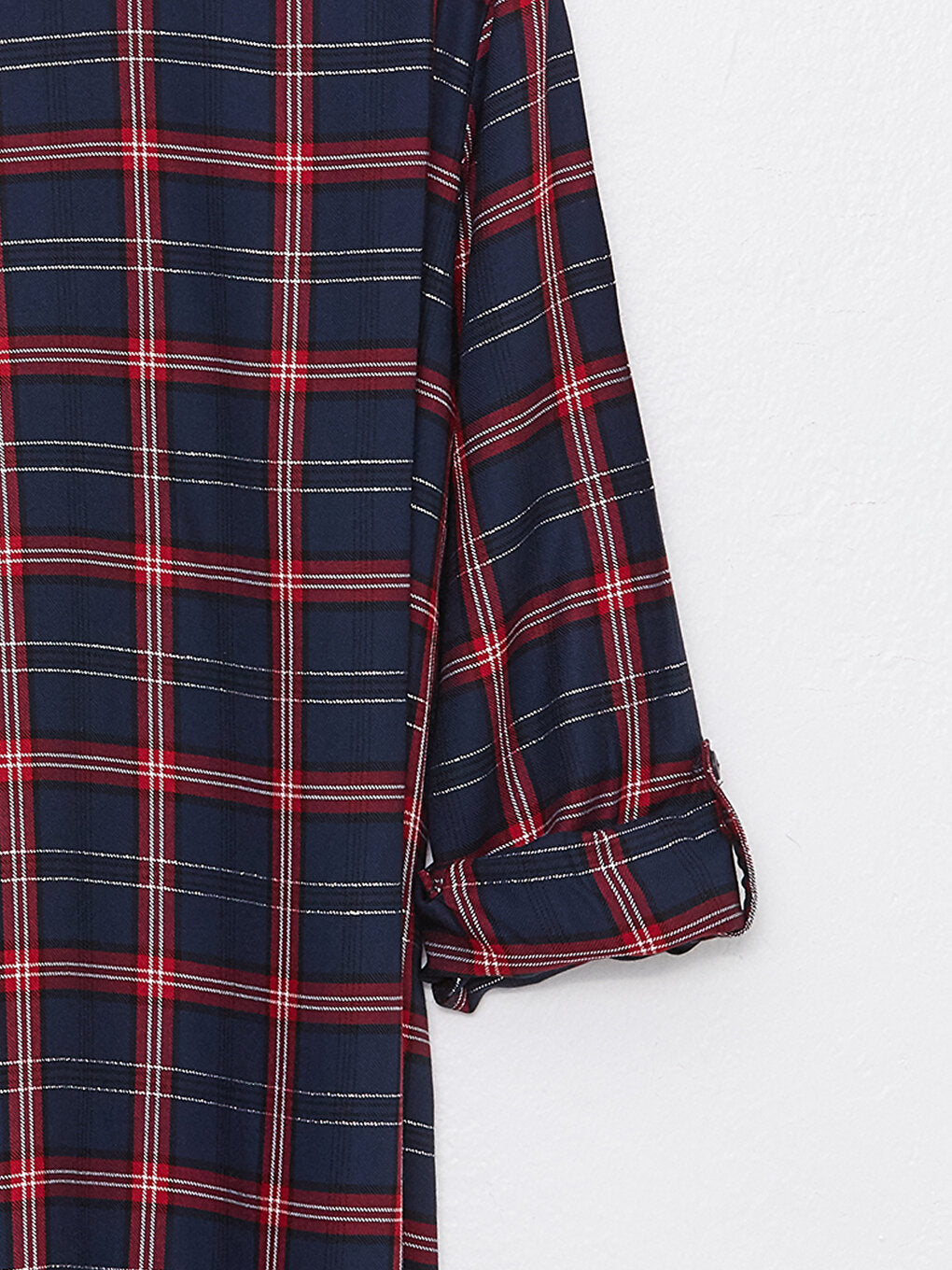 Plaid Long Sleeve Women's Shirt Tunic