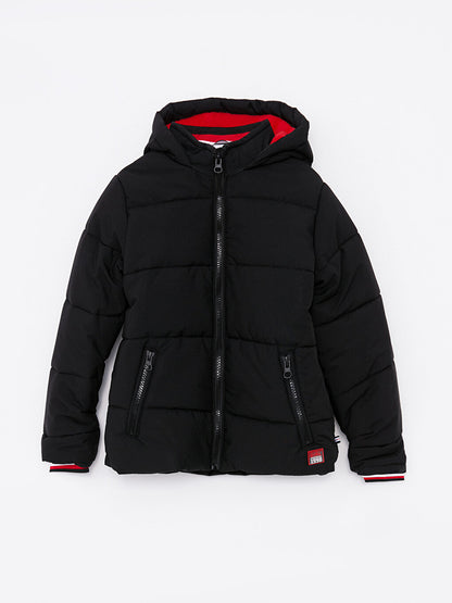 Hooded Basic Girl's Puffer Coat