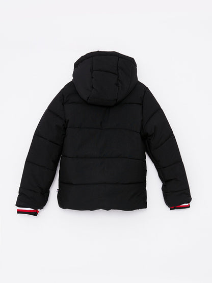 Hooded Basic Girl's Puffer Coat