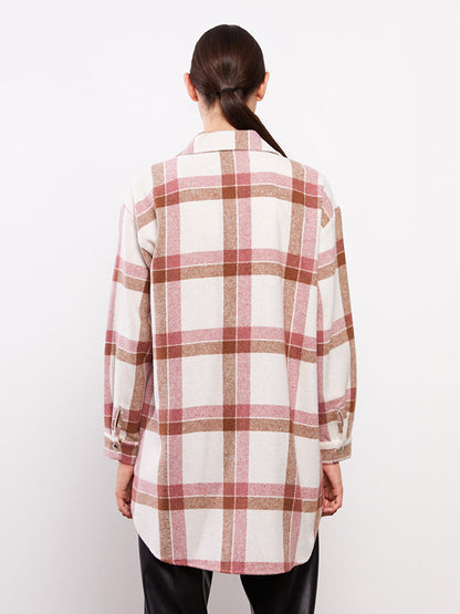 Plaid Long Sleeve Flannel Women's Lumberjack Shirt Jacket