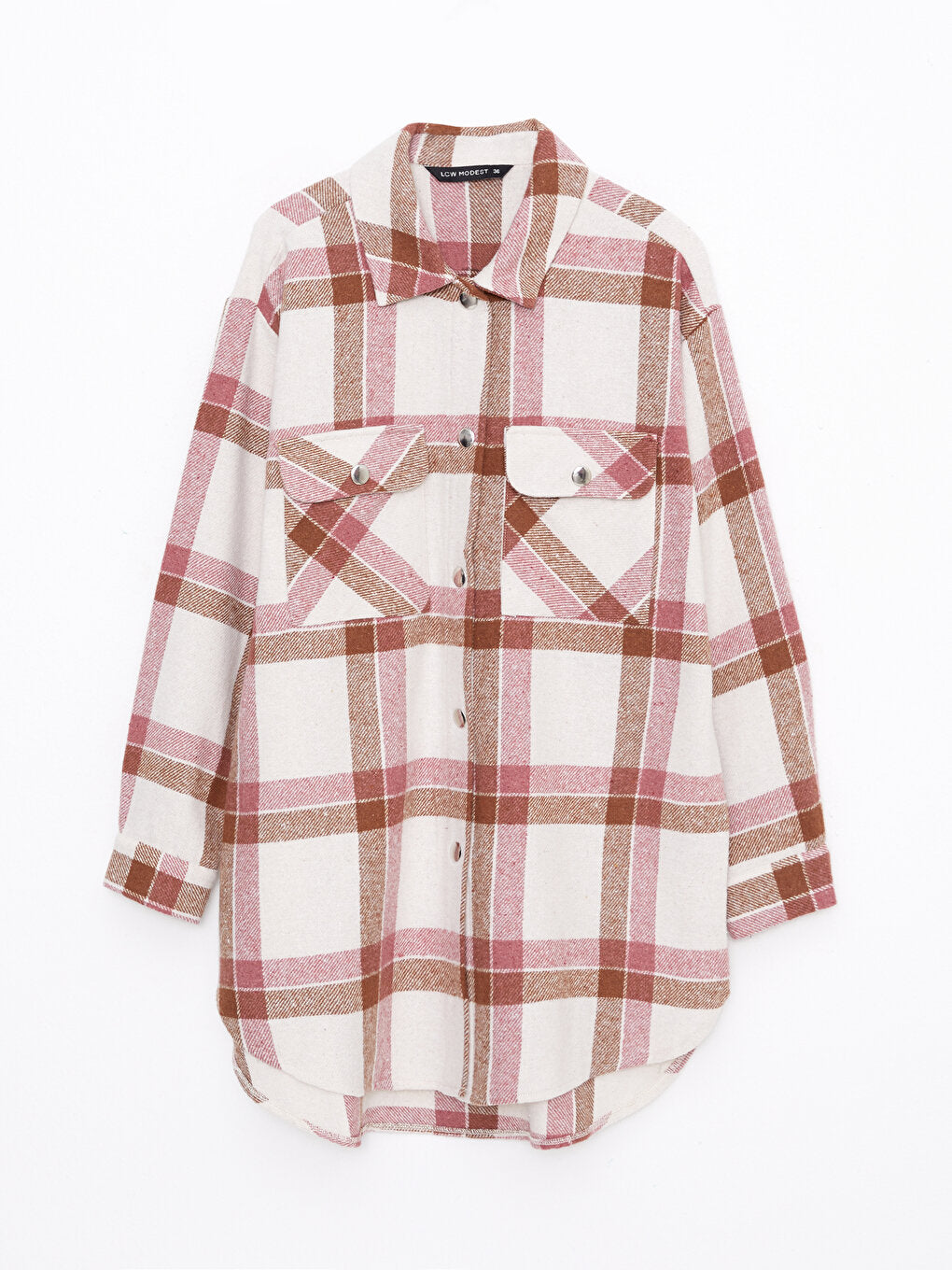 Plaid Long Sleeve Flannel Women's Lumberjack Shirt Jacket