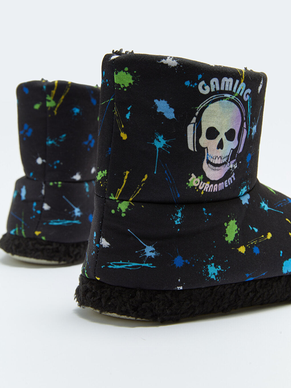 Printed Boy's Home Boots