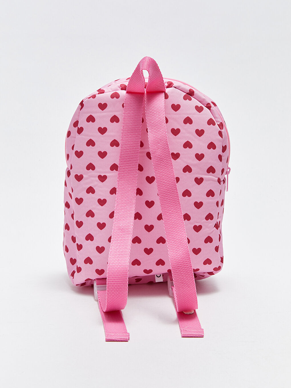 Girl's Backpack with Plush Teddy Bear Figure