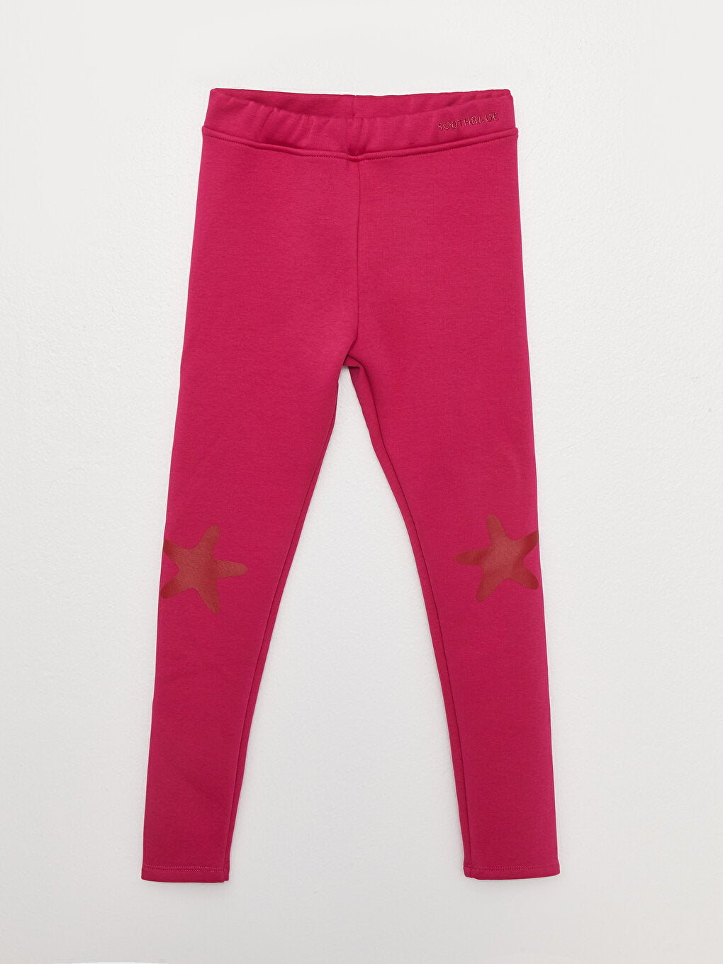 Printed Girls' Tights with Elastic Waist