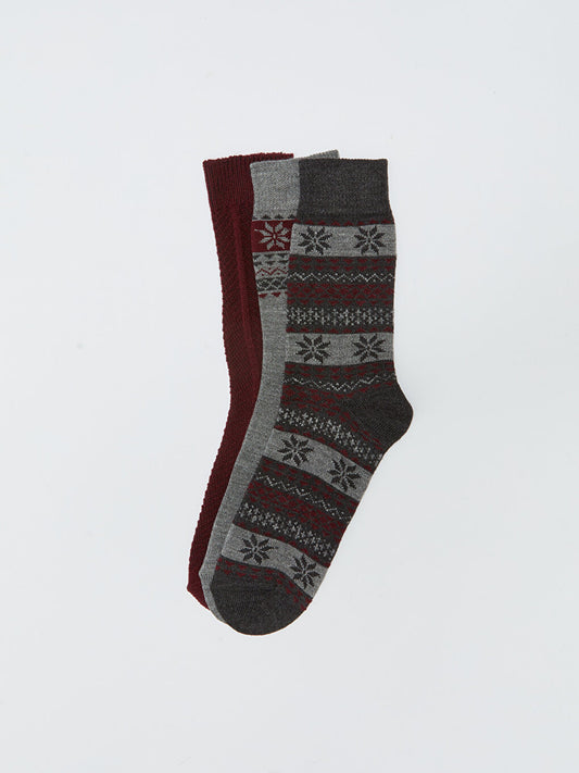 Patterned Men's Socks 3-pack