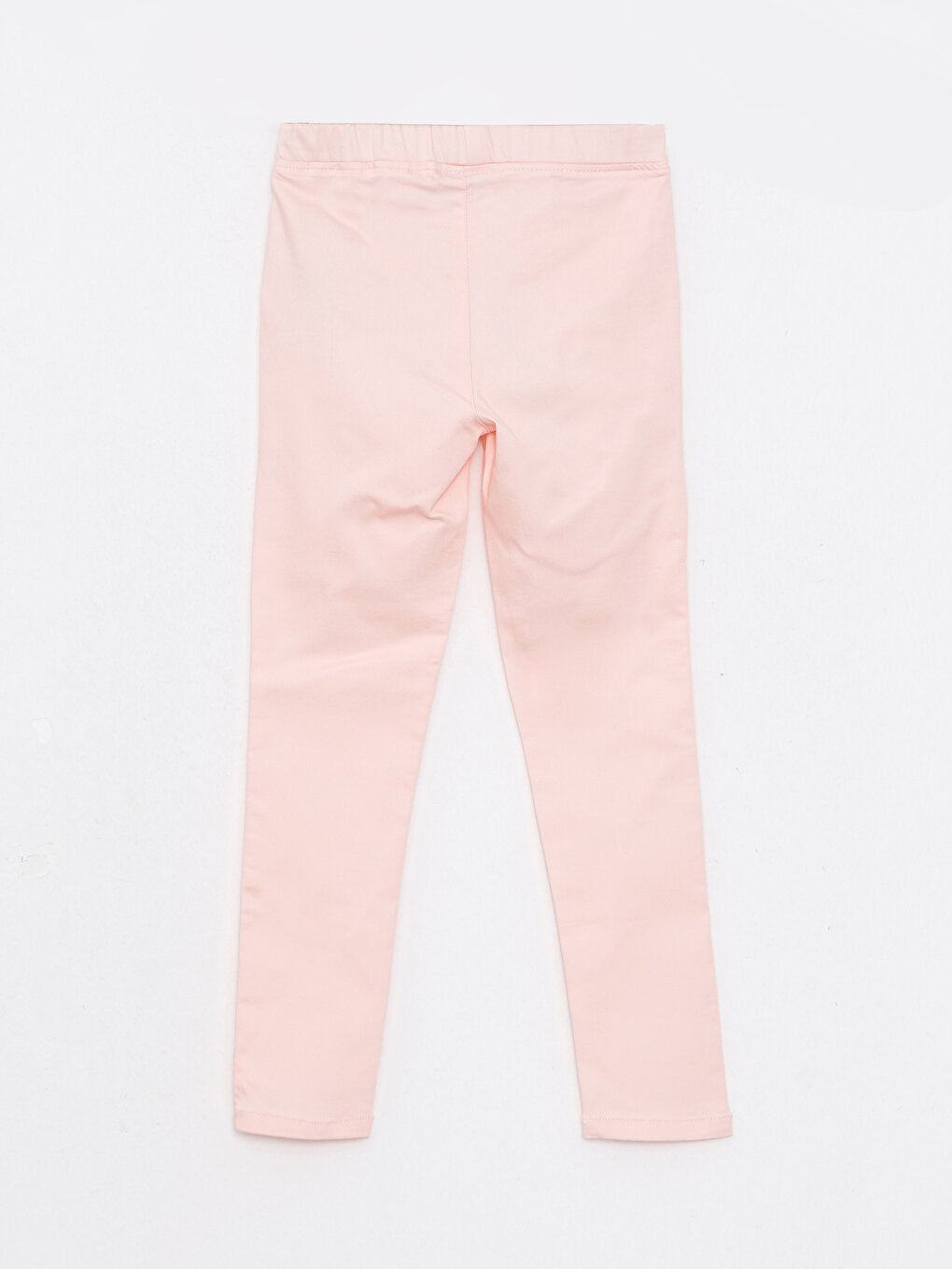 Basic Girl's Trousers with Elastic Waist