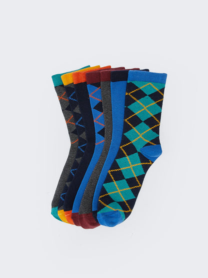 Patterned Boy Socks Pack of 7