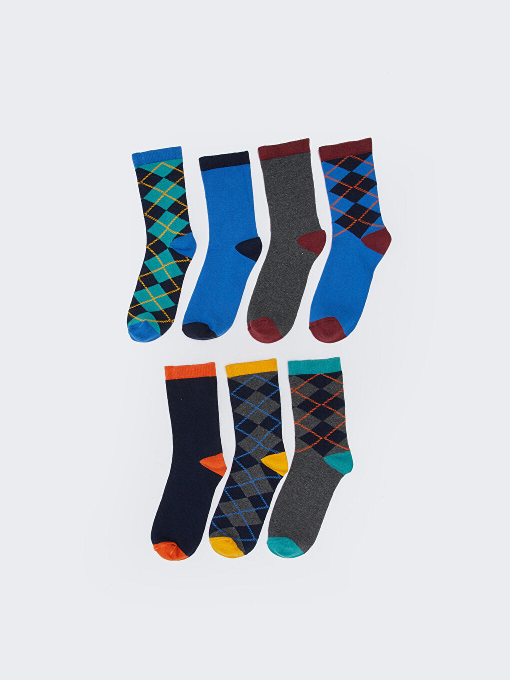 Patterned Boy Socks Pack of 7