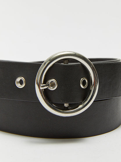 Leather Look Women's Belt