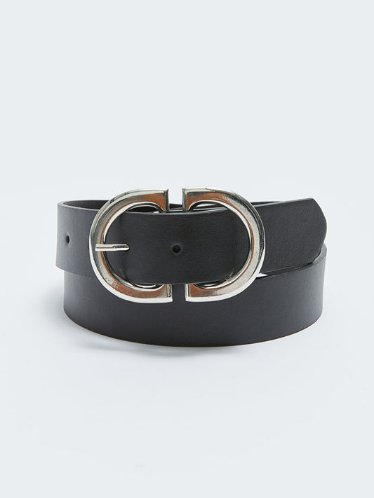 Leather Look Women's Belt