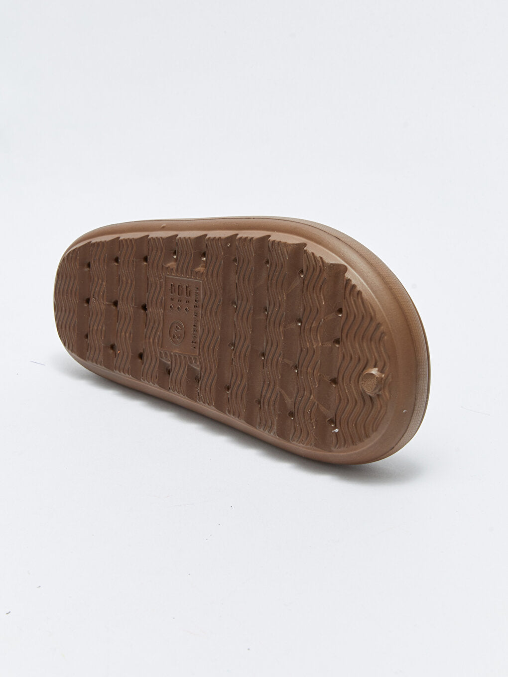 Self Patterned Single Band Men's Slippers