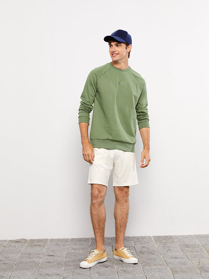 Slim Fit Knitted Men's Shorts