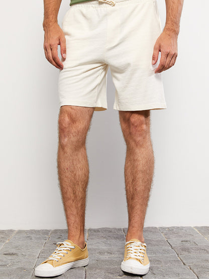 Slim Fit Knitted Men's Shorts