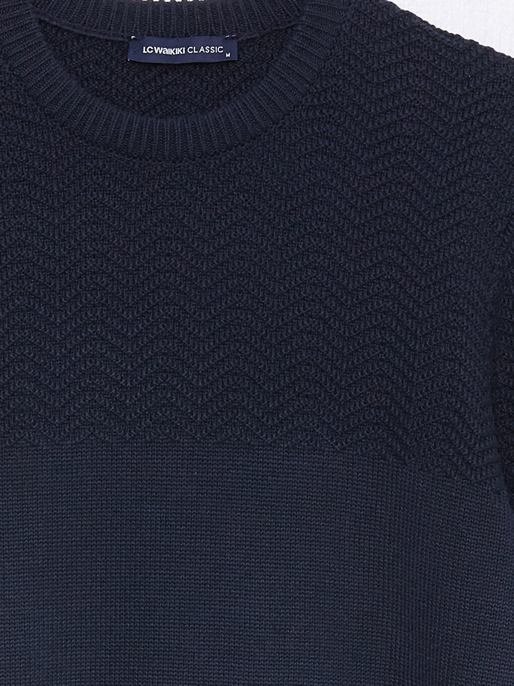 Crew Neck Men's Knitwear Sweater